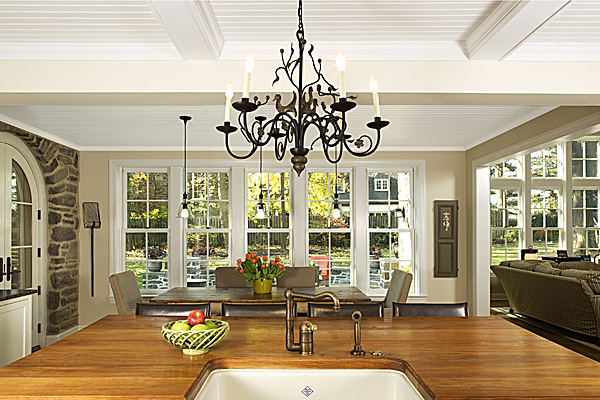 A traditional residence designed by Ann Ledger Architect